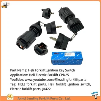 Rhannau Fforch godi Heli Trydan|Switsh Tanio Allwedd Fforch godi|JK422